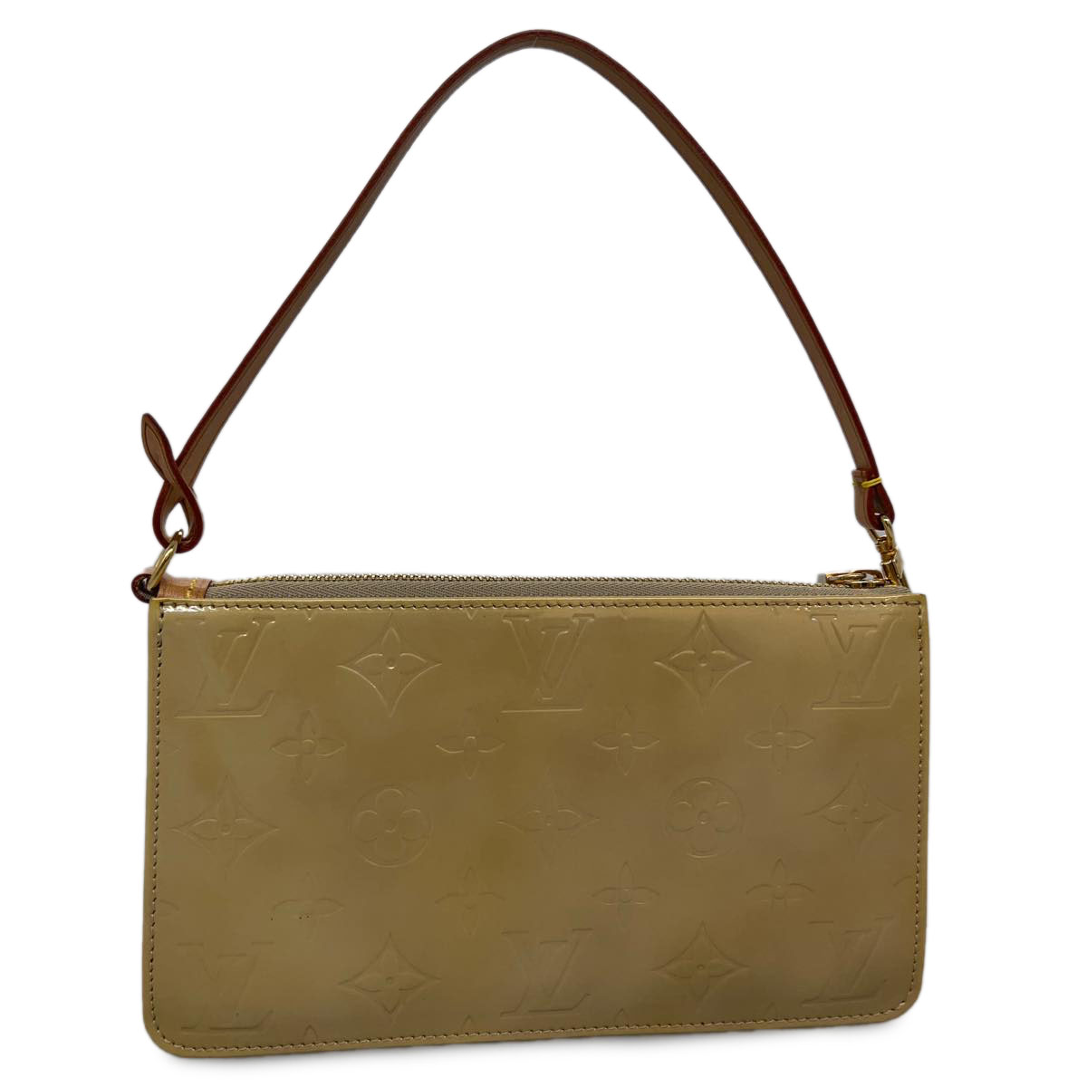 Louis Vuitton Monogram Vernis Lexington Accessorypouch Beige M91010 Auth 32582